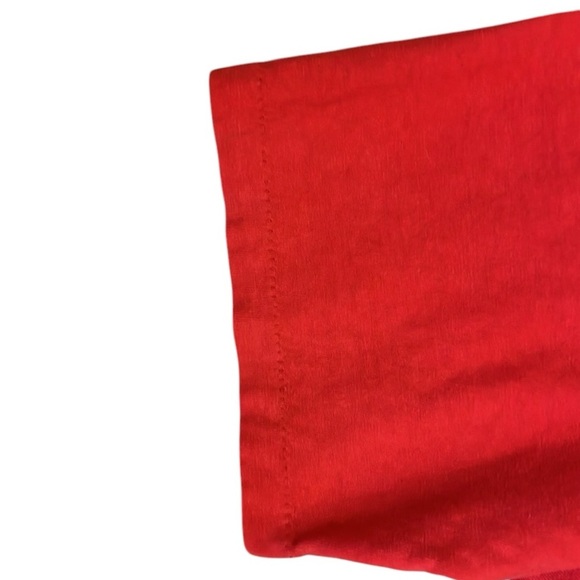 VTG 90’s Disney Store Mickey Mouse Sleep T-Shirt Red Cotton Single Stitch USA OS - Picture 11 of 16